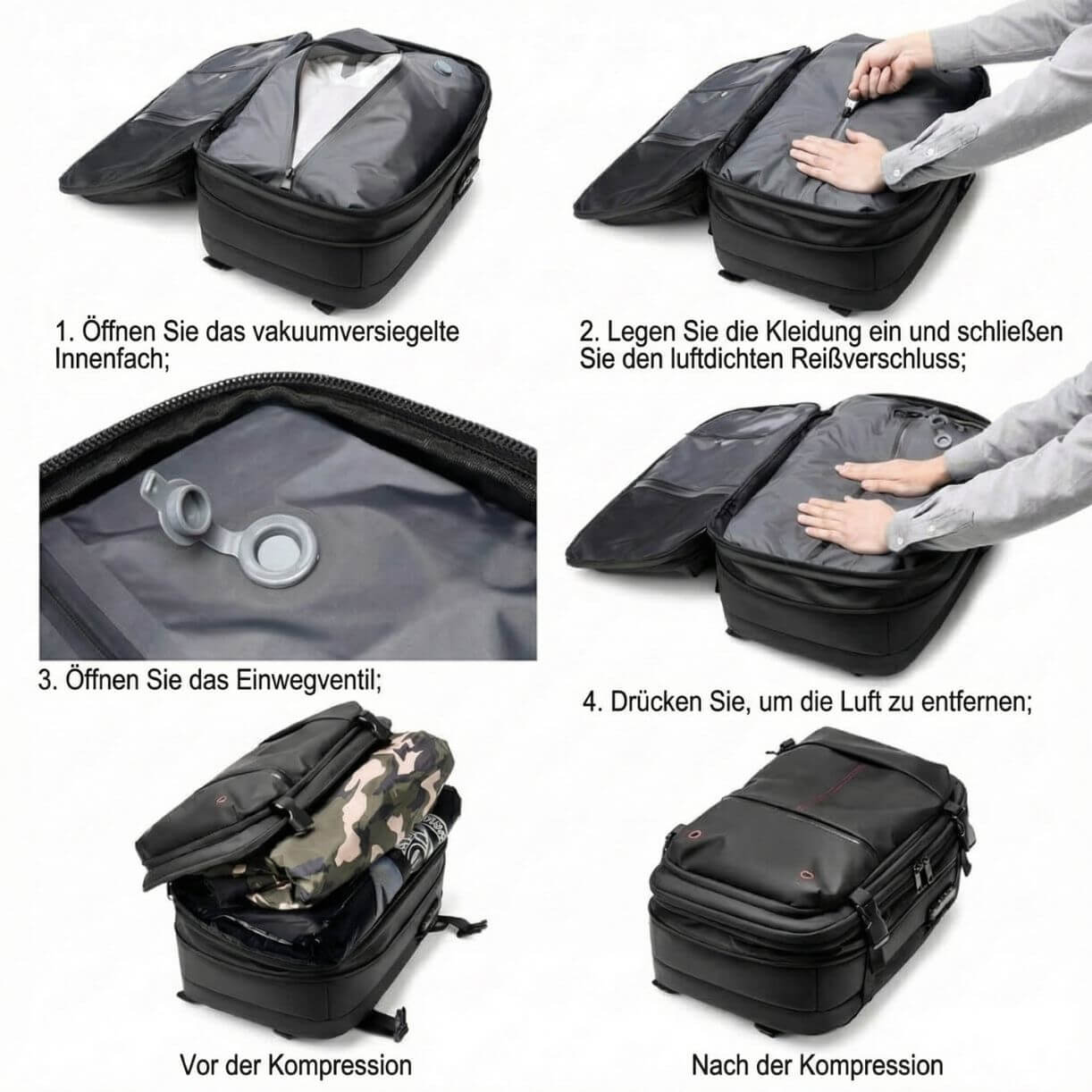 Kompressionsrucksack | NOMALERO®