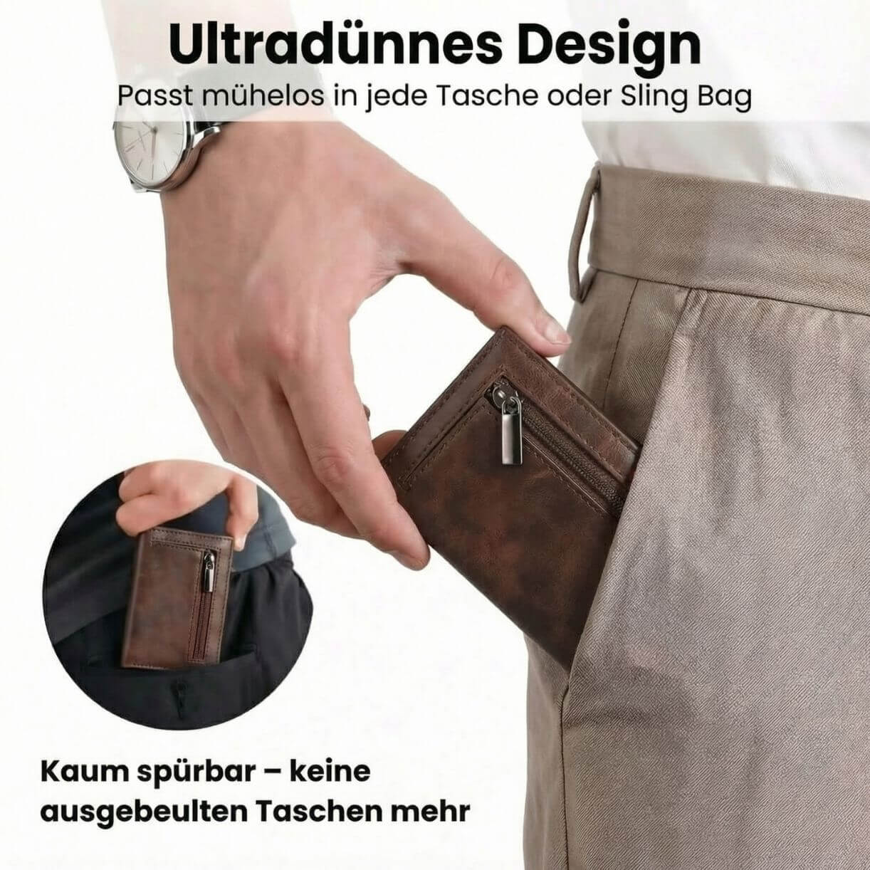 Kompakte RFID-Geldbörse | NOMALERO®
