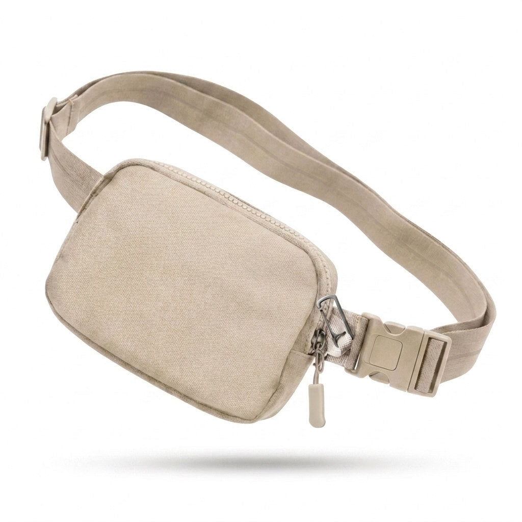 NOMALERO Bauchtasche in Sandbeige, Vorderansicht
